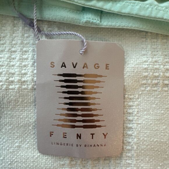 Savage X Fenty Queen of the Galaxy Bralette Size XL Laced Front Croc Print Date - Picture 11 of 11